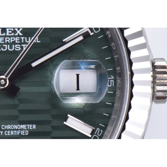 Rolex-Datejust 126334 41mm Oys SS/SS Grey Textured/Stk Clean SH3235