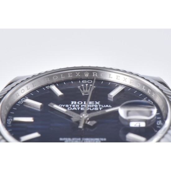 Rolex-Datejust 126334 41mm Oys SS/SS Blue Texetured Dial Clean SH3235