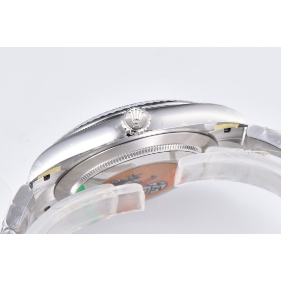 Rolex-Datejust 126334 41mm Oys SS/SS Blue Texetured Dial Clean SH3235