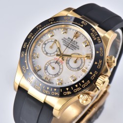 Rolex-Daytona 116518 40MM 904L Real Mop Dial YG/RU Clean DD4130