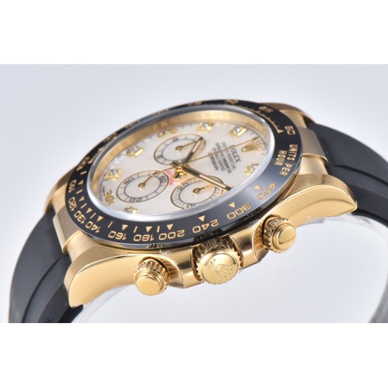 Rolex-Daytona 116518 40MM 904L Real Mop Dial YG/RU Clean DD4130