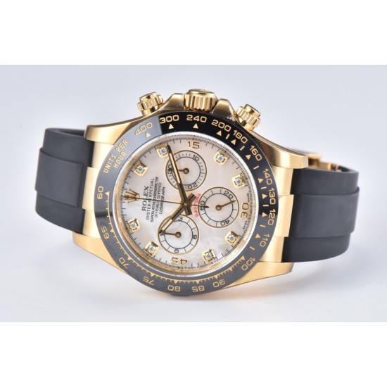 Rolex-Daytona 116518 40MM 904L Real Mop Dial YG/RU Clean DD4130