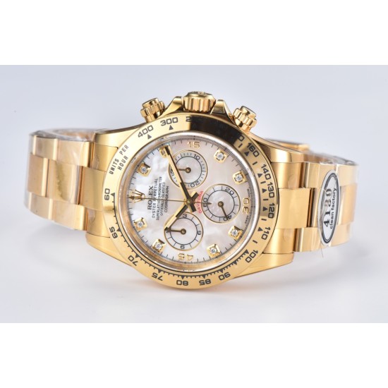 Rolex-Daytona 116508 40MM YG/YG Real Mop Dial Clean DD4130