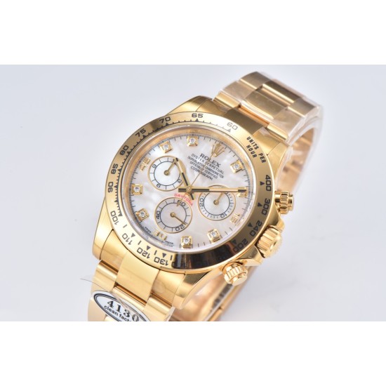 Rolex-Daytona 116508 40MM YG/YG Real Mop Dial Clean DD4130