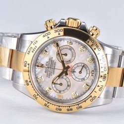 Rolex-Daytona 116503 40mm Real MOP Dial YG/SS Clean DD4130