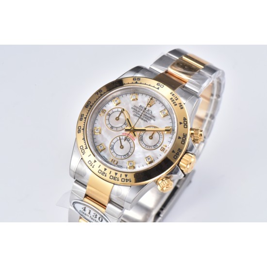 Rolex-Daytona 116503 40mm Real MOP Dial YG/SS Clean DD4130