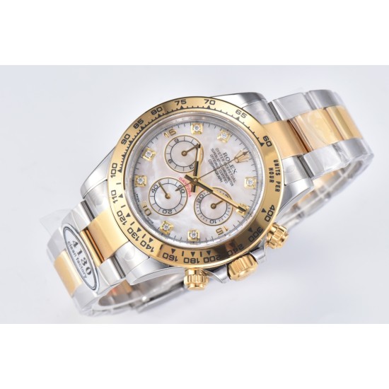 Rolex-Daytona 116503 40mm Real MOP Dial YG/SS Clean DD4130