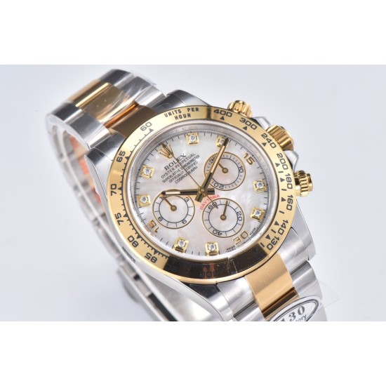 Rolex-Daytona 116503 40mm Real MOP Dial YG/SS Clean DD4130