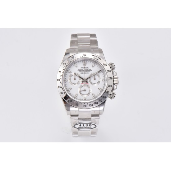 Rolex-Daytona 116520 SS/SS White Dial Clean DD4130