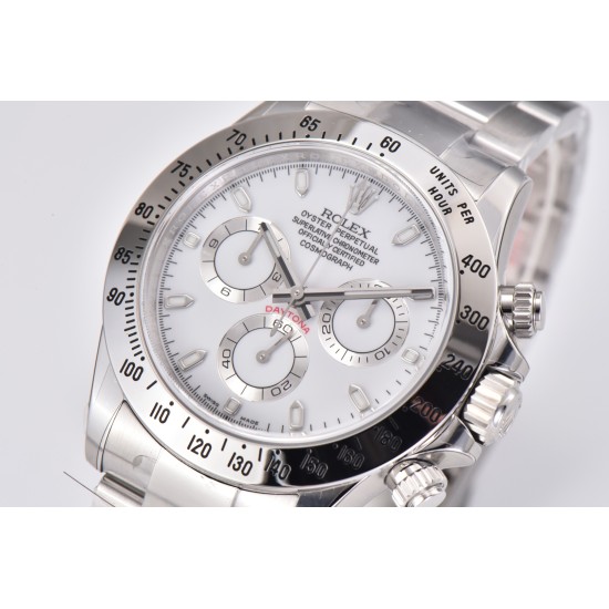 Rolex-Daytona 116520 SS/SS White Dial Clean DD4130