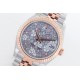 Rolex-Datejust 31mm RG/SS Flower Dial EWF(GDF) MY8215