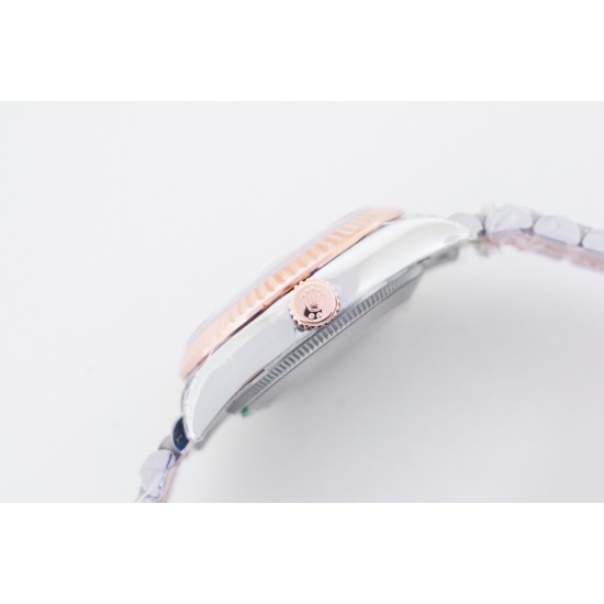 Rolex-Datejust 31mm RG/SS Flower Dial EWF(GDF) MY8215