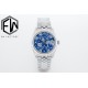 Rolex-Datejust ladies 31mm SS/SS Flt Pres Blue EWF(JDF) A2824