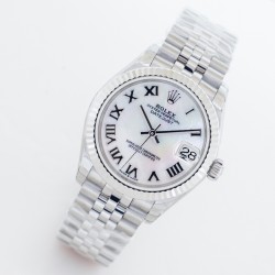 Rolex-Datejust ladies 31mm SS/SS White/Rmn EWF(WF) A2671