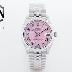 Rolex-Datejust 31mm 278274 SS/SS Pink/Rmn EWF(GDF) MY8215