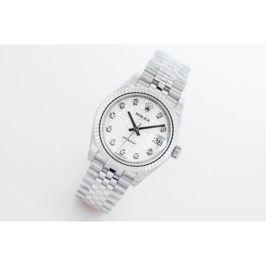 Rolex-Datejust 31mm 278274 SS/SS Silver/Dia EWF(GDF) MY8215