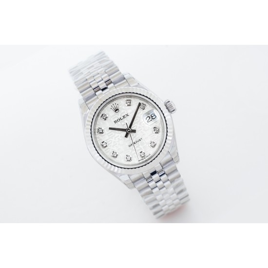 Rolex-Datejust 31mm 278274 SS/SS Silver/Dia EWF(GDF) MY8215
