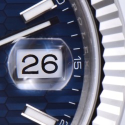 Rolex-Datejust 126234 36mm Jub SS/SS Blue Texetured Dial Clean SH3235