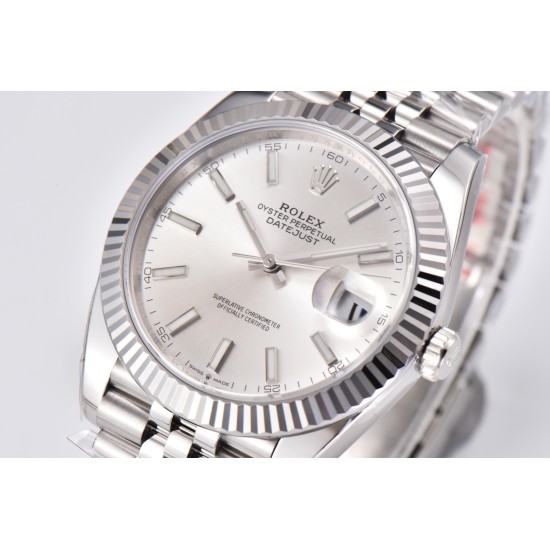 Rolex-Datejust 126234 36mm Jub SS/SS Silver Dial Clean VR3235