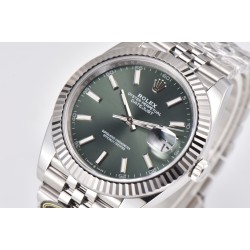 Rolex-Datejust 126334 41mm Jubilee 904L SS/SS Gray Rhodium Clean VR3235