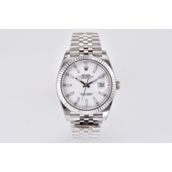Rolex-Datejust 126334 41mm Jub SS/SS White/Stk Clean VR3235