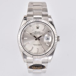Rolex-Datejust 126334 41mm SS/SS Silver/Stk CLEAN(EWEF) A3235