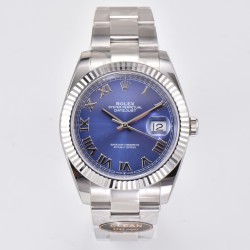 Rolex--Datejust 126334 41MM Blue/Roman 904L Oyster Bracelet Clean VR3235