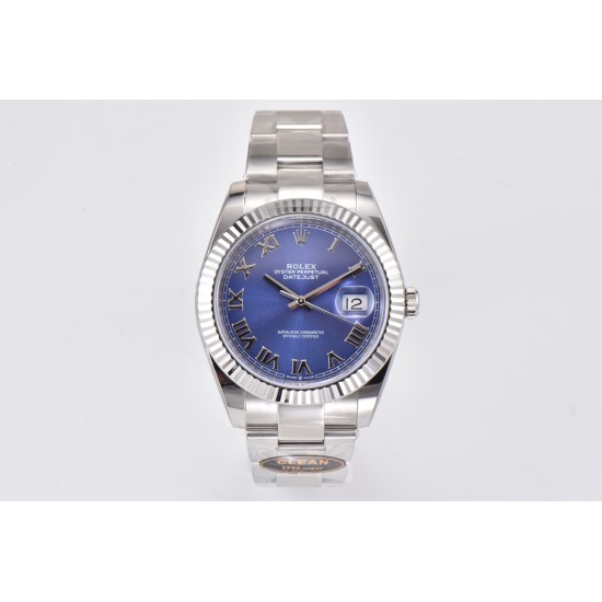 Rolex--Datejust 126334 41MM Blue/Roman 904L Oyster Bracelet Clean VR3235