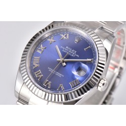 Rolex--Datejust 126334 41MM Blue/Roman 904L Oyster Bracelet Clean VR3235