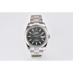 Rolex--Datejust 126334 41mm Oyster 904L SS/SS Grey/Stk Clean VR3235