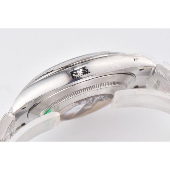 Rolex--Datejust 126334 41mm Oyster 904L SS/SS Grey/Stk Clean VR3235