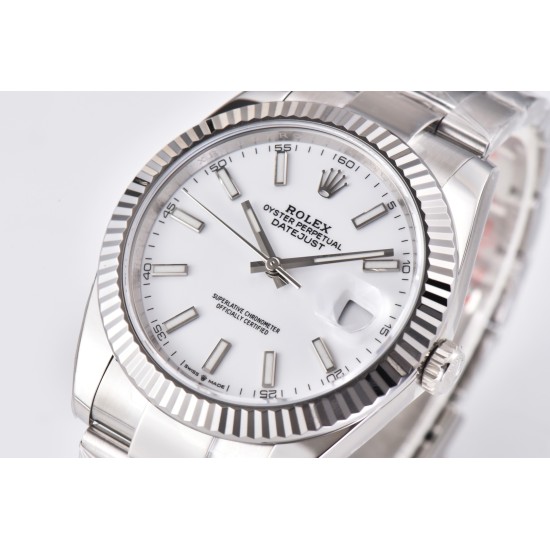 Rolex--Datejust 126334 41mm Oyster SS/SS Silver/Stk Clean VR3235