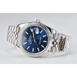 Rolex-Datejust 126334 41mm Jubilee 904L SS/SS Blue/Stk Clean VR3235