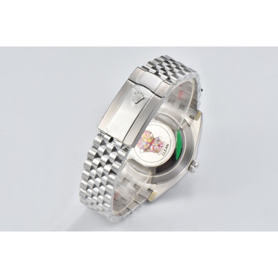 Rolex-Datejust 126334 41mm Jubilee 904L SS/SS Blue/Stk Clean VR3235