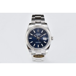 Rolex--Rolex - Datejust 126334 41mm Oyster 904L Blue SS/SS Clean VR3235