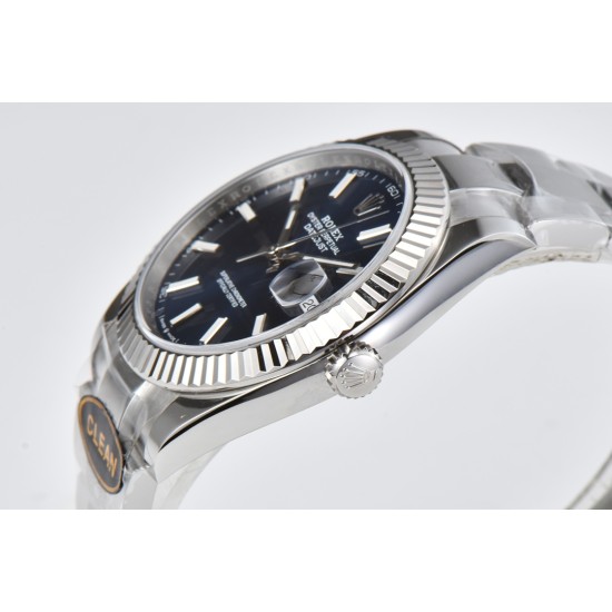 Rolex--Rolex - Datejust 126334 41mm Oyster 904L Blue SS/SS Clean VR3235