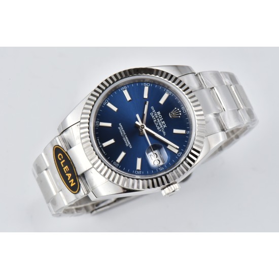 Rolex--Rolex - Datejust 126334 41mm Oyster 904L Blue SS/SS Clean VR3235