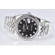 Rolex-Datejust 126334 41mm Jub SS/SS Black/Mois Clean VR3235