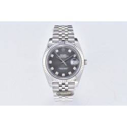 Rolex-Datejust 126334 41mm Jub SS/SS Grey/Mois Clean VR3235