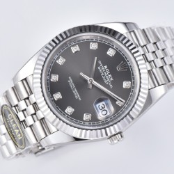 Rolex-Datejust 126334 41mm Jub SS/SS Grey/Mois Clean VR3235