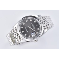Rolex-Datejust 126334 41mm Jub SS/SS Grey/Mois Clean VR3235