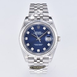 Rolex-Datejust 126334 41mm Jub SS/SS Blue/Mois Clean VR3235