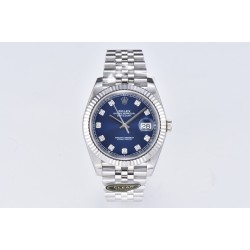 Rolex-Datejust 126334 41mm Jub SS/SS Blue/Mois Clean VR3235