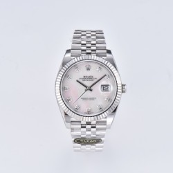 Rolex-Datejust 126334 41mm Jub SS/SS Mop/Mois Clean VR3235