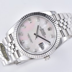 Rolex-Datejust 126334 41mm Jub SS/SS Mop/Mois Clean VR3235
