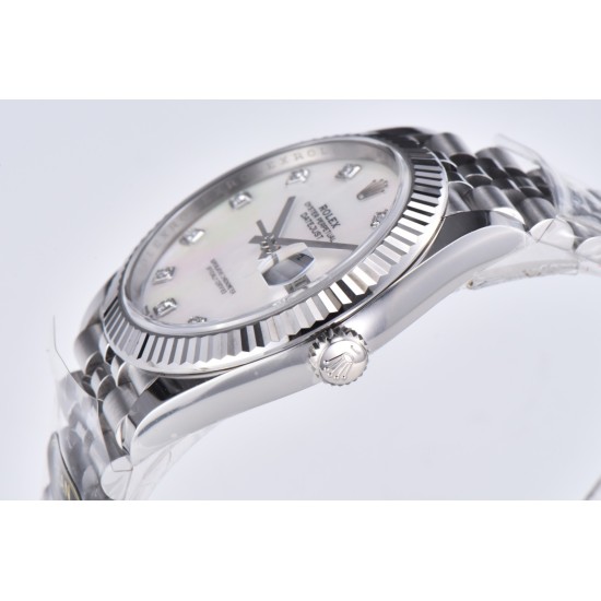 Rolex-Datejust 126334 41mm Jub SS/SS Mop/Mois Clean VR3235