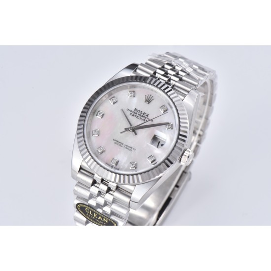 Rolex-Datejust 126334 41mm Jub SS/SS Mop/Mois Clean VR3235