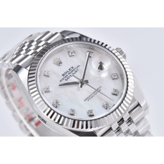 Rolex-Datejust 126334 41mm Jub SS/SS Mop/Mois Clean VR3235