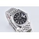 Rolex-Datejust 126234 36mm Jub SS/SS Black/Stk Clean VR3235