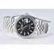 Rolex-Datejust 126234 36mm Jub SS/SS Black/Stk Clean VR3235